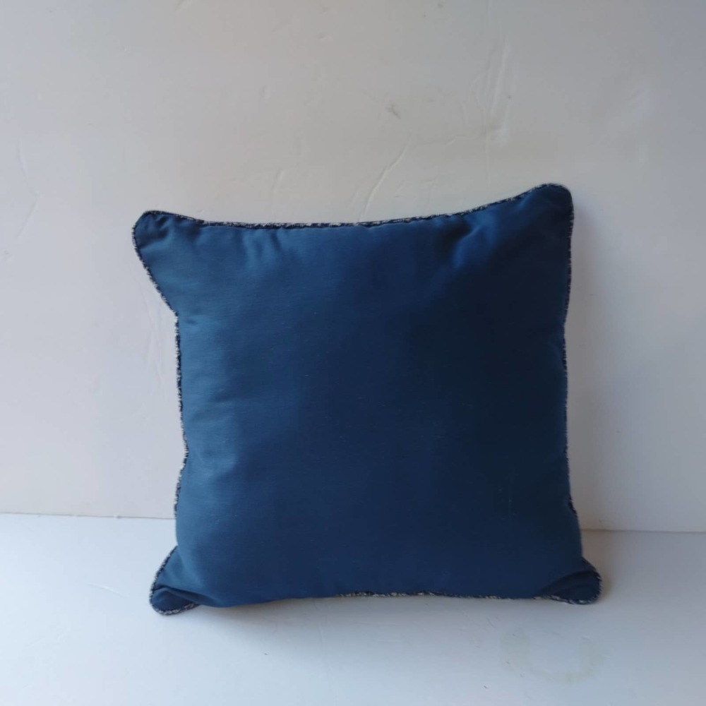 Vintage Handmade Quilted Blue Whine Prarie Bonnet Girl Throw Pillow - Picture 2 of 7